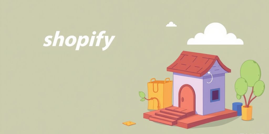 Shopifyロゴと地球儀