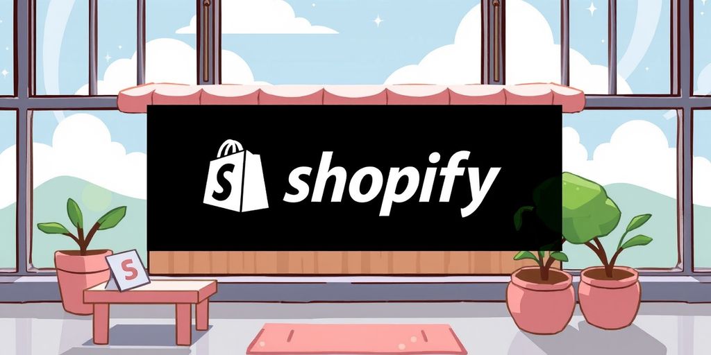 成功したShopifyストアのイラスト