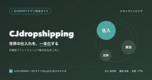 CJdropshippingのアイキャッチ：世界の仕入れと直送を一本化するドロップシッピング