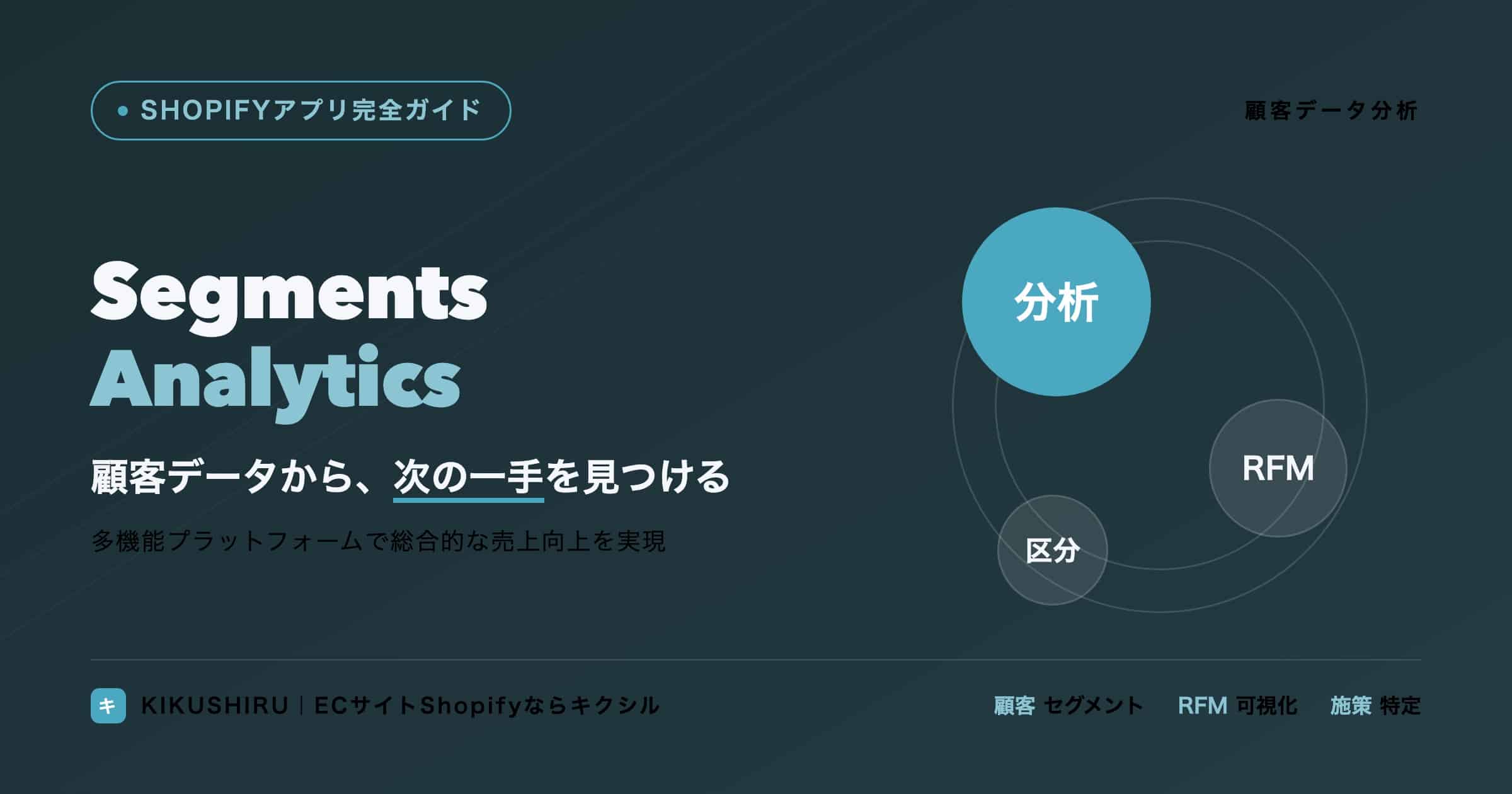 Segments Analyticsのアイキャッチ:顧客データ分析で次の施策を見つける方法
