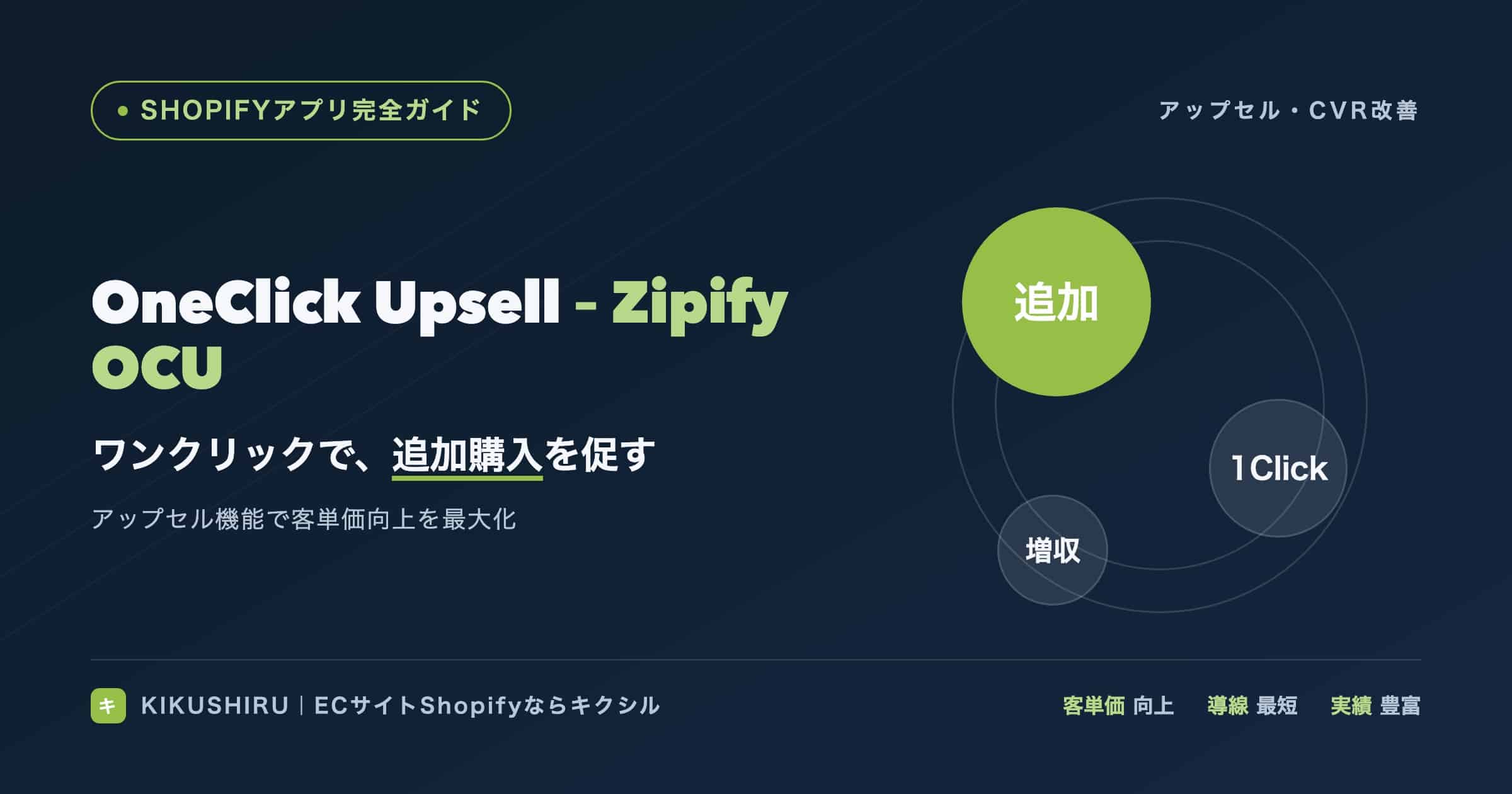 コスパ検証!OneClick Upsell – Zipify OCUのアップセル機能で客単価向上を最大化 コスパ検証!OneClick Upsell – Zipify OCUのアップセル機能で客単価向上を最大化